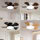 Météo Vane Child's Room Bedroom ventilateur clair macaron petit plafond ventilateur léger ménage silencieuse balcon mince ventilateur de plafond clair