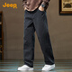 JEEP Jeep men's high-end casual pants men's 2025 autumn and winter new loose straight trend brand American wide-leg pants men's pants