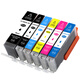 Los cartuchos de tinta EVI PGI-880XL adecuados para Canon TS8380 TS9580 TS8180 9180 6180 8280 TR8580 708T Cartuchos de tinta de impresora CLI-881 Set de seis colores