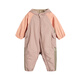 Jnby por Jnby [Agregar Velvet] ropa de tela Jiangnan Baby Repelent Baby Jumpsuit otoño e invierno niños y niñas yo9f10590 671/polvo gris 90 cm
