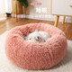 First Concept (CHUGOUXIANG) Cat Nest for Warm Sleep in Winter, Winter Dog Nest for All-season Bed for Kittens, Pet Mat Supplies WT High-grade Gray Deep Donut Plush Nest