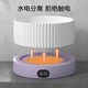 Pet this worry-free constant temperature cat water dispenser yogurt machine in winter heated canned water bowl ceramic insulation water feeding water dispenser pet white bowl 750ml+ (purple) three-stage base