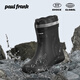 Botas de lluvia de mono de la boca grande botas de lluvia impermeables al aire libre para hombres zapatos de goma zapatos de agua resistentes al desgaste Estilo de atar 42 [Solo una talla más grande]