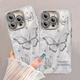 Jiang Ming is suitable for Apple 16 ProMax mobile phone case iPhone 16 ProMax protective case with bracelet with lens film full-cover anti-fall internet celebrity high-end men and women feather butterfly