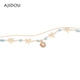 Ajidou Ajidou Regalo de cumpleaños Sunset Series Collector Collector Estilo de vacaciones Regalo de collar para novia Regalo de cumpleaños para mujeres