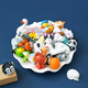 Yunmu épiceries mignonnes petits animaux blind sac créatif micro world modèle mini-décoration cadeau résine ornement aliment simple box aléatoire / 20 pièces (pas de répétition)