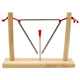 Xingbeixiang Triangle Iron Musical Instrument pour enfants Élèves de l'école primaire Kindergarten Professional Percussion Instrument Orf Triangle Bell Triangle Triangle Fer 5 pouces (longueur latérale 12,5 cm)