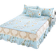 Bedspread, bed skirt type bed cover, single piece dustproof protective cover, summer bed sheet, mattress fitted sheet, all-inclusive anti-slip, strong affection, bed skirt 1.2x2.0m