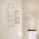 Wen Yijia customized bathroom tiles floor tiles 600x1200 terrazzo anti-slip tiles wall cream style French floor tiles Free grains-K12108 [same model in the main picture] 600x1200