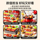 麦格萌儿童玩具男孩女孩过家家迷你厨房套装切切乐煮饭仿真厨具生日礼物 声光52件套【电磁炉+烤炉】 过家家厨房玩具套装