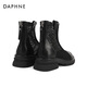 Daphne official Martin boots women's shoes summer thin short-tube British style cool boots women's breathable mesh boots women's hollow mesh sandals black-mesh style 35