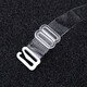 Correas de hombro transparentes de Kunsui Corias invisibles de ropa interior sin deslizamiento de sujetador Corias de accesorios de ropa interior delgada de mujeres y cinturón de ajuste de 1.0 cm correas de hombro transparente 4 pares