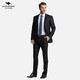 Manya kangaroo suit men's business formal suit men's suit outer version slim fit groomsman groom wedding casual business attire men's single top 185 [54/3XL size] suitable for 160-175Jin [Jin equals 0.5 kg]