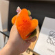 鹏境一分购新年挂件毛绒挂件车钥匙扣女挂扣包包挂件书包挂饰可爱柿柿 多买多送绒毛款一只