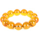 Dream Elements MENGYUANSU17mm Full Rare Mexican 6A Water Purified No Impurities Uncracked High Blue Amber Bracelet Bracelet