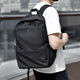 Sacquage Kangourou pour hommes Sac à dos de grande capacité pour femmes Junior School Bag Sac collège étudiant de voyage sac ordinateur sac de voyage noir