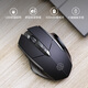 Infiq (INPHIC) F1S wireless mouse rechargeable ergonomic office portable light voice laptop desktop gaming universal 2.4g PM6 black