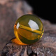 DL 1998 Fat Donglai same style blue amber loose beads natural single bead Dominican Mexico water purification grade Burmese amber beeswax 30mm 1 piece