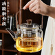 PAKCHOICE teapot all-glass kettle steaming all-in-one stove-top teapot lifting beam tea health flower teapot high temperature resistance