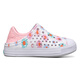 斯凯奇（Skechers）儿童童鞋女童宝宝透气可爱洞洞鞋凉鞋302114N 白色/粉红色/WPK 22