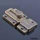 Mengxin latch lock European style antique copper door latch copper exposed cassette door latch door buckle anti-theft door latch rose gold