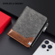 Cnoles wallet men's short leather wallet large capacity multi-card certificate high-end change card bag Father's Day birthday gift