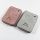 
Multifunction RFID anti-theft passport clip ID card bag travel zipper air ticket men and women wallet passport bag cover black
