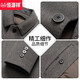 Hengyuanxiang woolen coat men's winter thickened high-end wool coat men's mid-length goose down liner windbreaker brown 175/L