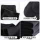 Made in Tokyo [10 pairs of cotton socks] men's socks men's Xinjiang cotton antibacterial breathable mid-calf socks men's autumn and winter sports deodorant men's black