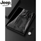 Jeep spirit high -end leather pants male head layer cowhide plus velvet thickened motorcycle middle -aged loose straight leather pants waterproof black conventional spring and autumn no inner end 36