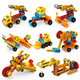 
Yunya Children's Large Grain Variety Building Blocks Mechanical Gear Science and Education Manual DIY Assembly Engineering Car Toys Boy Gift Deluxe Edition [218 Grain/Structure 60 Model]