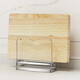 He Jiagong 304 stainless steel chopping board rack cutting board rack pot lid rack double-compartment chopping board rack kitchen storage rack storage rack water tray K-13803 three-compartment chopping board rack