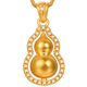 Hangmin Jewelry Fulu Gold Pendant Foot Gold Ancient Method Inlay Gourd Pendant XYG2268 Working fee 1,500 yuan/piece birthday gift 8.43g Large version