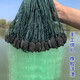 Yuxige sticky fish net fish net three-layer fishing net green silk sunken net fishing net hanging net to catch fish wire mesh sticky fish net crucian carp fish net 2 meters high 7 fingers 100 meters long three-layer sunken net lead pendant style