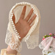 Triangle du bandeau en dentelle Xijizu Écharpe pour femmes pour la coiffure de coiffure turban de printemps et d'automne