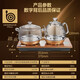 KAMJOVE H9 bottom automatic water supply electric kettle kettle teapot glass electric tea stove kettle tea table tea set H9 (20*37cm) 800ml