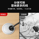 Qiansulu Computer Desk Wiring Hole Cover Cable Box Outlet Opening Cover Opening 60MM Brushed