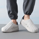 ADIDAS/阿迪达斯贝壳头 SUPERSTAR 男女三叶草经典一脚蹬时尚板鞋运动鞋 IF6180 浅灰白/藏青蓝 35.5