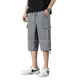 Boledi Sommer dünne sieben Punkte mittelgroße Hosen 12 Jungen 14-jährige Junior High School-Schüler 16 Kinder trendy hübsche Arbeitshosen 9230 Black 180 3xl (140-160jin [Jin entspricht etwa 0,5 kg])