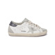 GOLDEN GOOSE Golden Goose Women Super-Star Retro Old Dirty Shoes Shoes Small White Shoes GWF00102 F004108 11166 White Dark Gray Tail Gray Stars 36