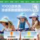 kocotreekk树儿童防晒帽原纱防紫外线男女童遮阳帽宝宝太阳帽夏季姜茶褐M