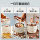 Bear electric cooker, dormitory small pot, small electric pot, student dormitory all-in-one instant noodle hot pot, multi-functional electric hot pot, stainless steel 0-coated F12H2 with steamer, government subsidy