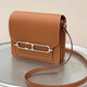 Bordifenasi leichte Luxus -Leder -Bag -Bag Damenbeutel Nase Tofu -Tasche Kangkang Bag Top Schicht Ziegenleder -Leder -Umhängetasche Schrägströme Handtasche Schwarze Goldschnalle kleine 18 cm Schwein Nase Tofu -Tasche