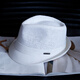 Tochino high-end Japanese spring and summer jazz top hat for men and women, uniform short-edge casual straw hat gentleman trend middle-aged and elderly hat beige L size (58-60cm) adjustable