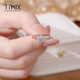 TTMIX platinum diamond effect engagement ring PT950 platinum engagement birthday gift for girlfriend 2.5-2.7g