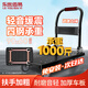 Leyou Baiyi small trolley flat trolley 90*60cm5 inch TPR light sound wear-resistant four tubes 1000Jin Jin is equal to 0.5kg decoration small trailer handling hand truck pull folding