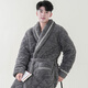 Cat Man (Miiow) Pajamás para hombres de camisón en invierno de tres capas engrosado de tres capas Velvet de algodón de algodón de algodón de algodón de otoño e invierno calienta para el hogar 9889 xxl [155-175Jin [Jin iguala 0.5 kg]]