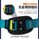 Sanduao single waist safety belt, outdoor electrician construction, quick-plug safety rope belt, high-altitude safety rope set AD9030, mustard green single large hook 1.8 meters