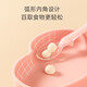 奇琦宝宝宝餐盘吸盘一体式儿童餐具硅胶防摔吸盘碗婴儿吃饭辅食分格盘子 橙小熊掌餐盘