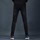 
Fan Litai black jeans men's slim feet pants autumn and winter plus velvet thickened Korean style trendy and casual jeans long trousers QQ 1048 black regular 30